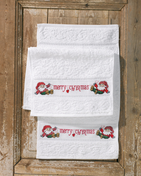 Broderikit God jul 2 pk 7461/18 30 x 50 cm