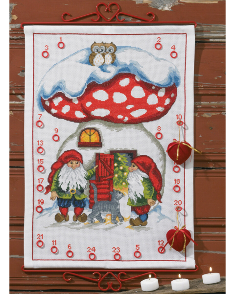 Broderikit 2 nisser m/kat 5125/38 38 x 53 cm