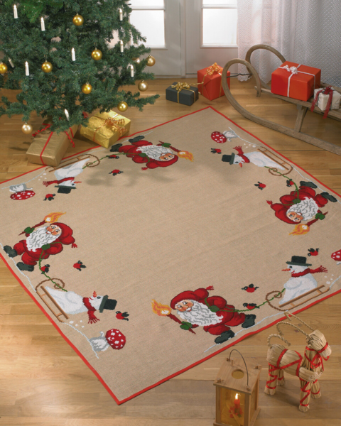 Broderikit Nisse/Snemand 175 x 175 cm