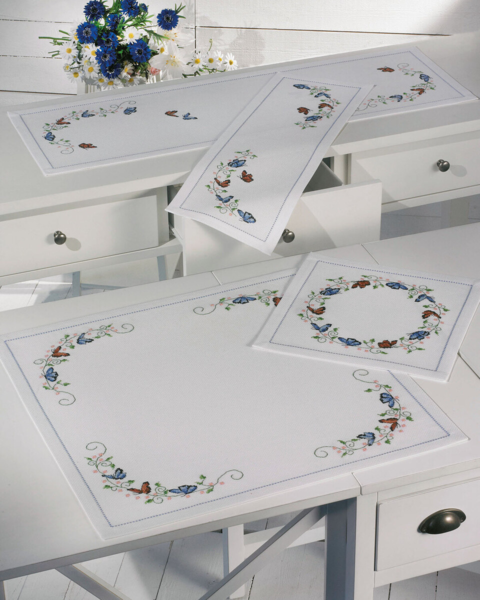 Broderikit Sommerfugle 23 x 67 cm