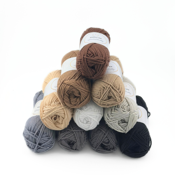 LindeHobby Cotton 8/8 - Natural Harmony, 10 ngl