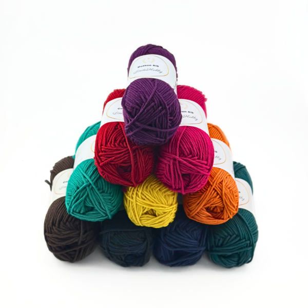 LindeHobby Cotton 8/8 - Autumn Glow, 10 ngl