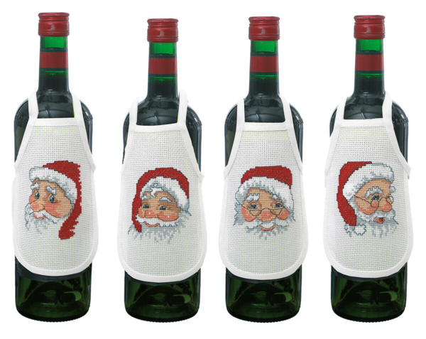 Broderikit 4 nissehoveder 10 x 15 cm