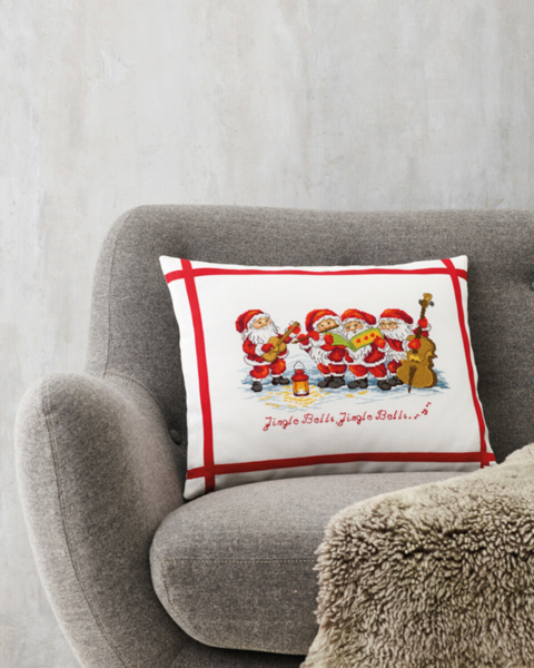 Broderikit Nisse orkester 45 x 35 cm