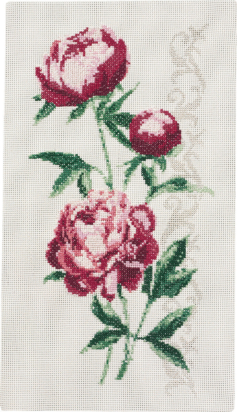 Broderikit Blomsterophæng 34x60 cm