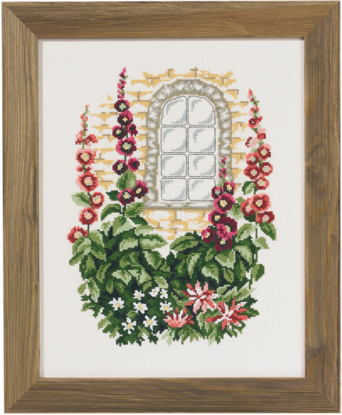 Broderikit Blomster R5484 29 x 37 cm