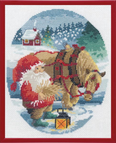Broderikit Nisse & hest R5798 20 x 25 cm