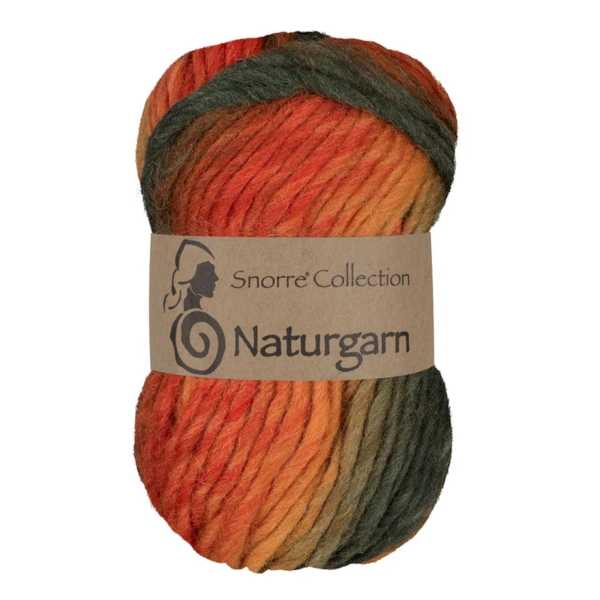 Viking Snorre Naturgarn 659 Multi orange/brun