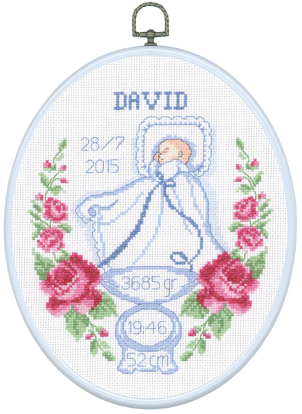 Broderikit David 5958/02/03 20 x 26cm