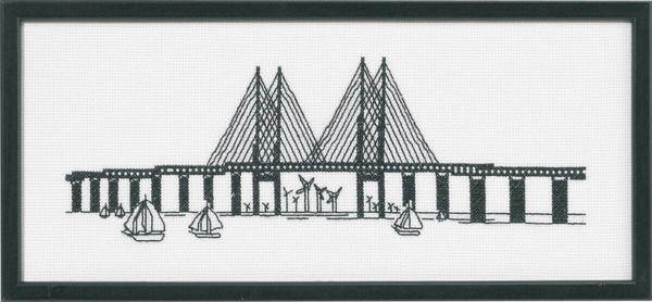 Broderikit Øresundsbroen 5496 36x15 cm