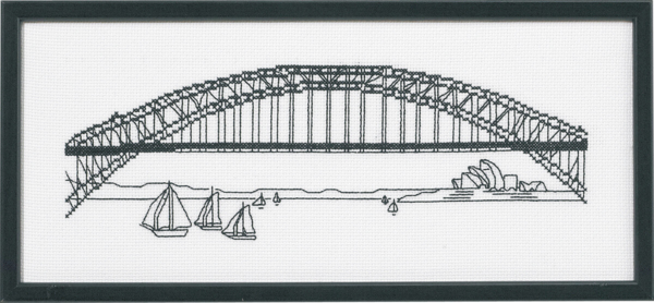 Broderikit Harbour Bridge 5496 36 x 15 cm