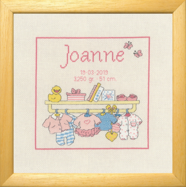 Broderikit Bobbi Joanne 22 x 22 cm