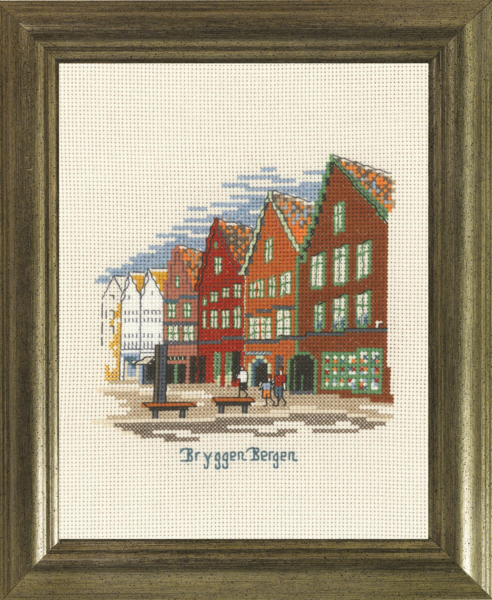 Broderikit Bergen 17 x 22 cm R5313