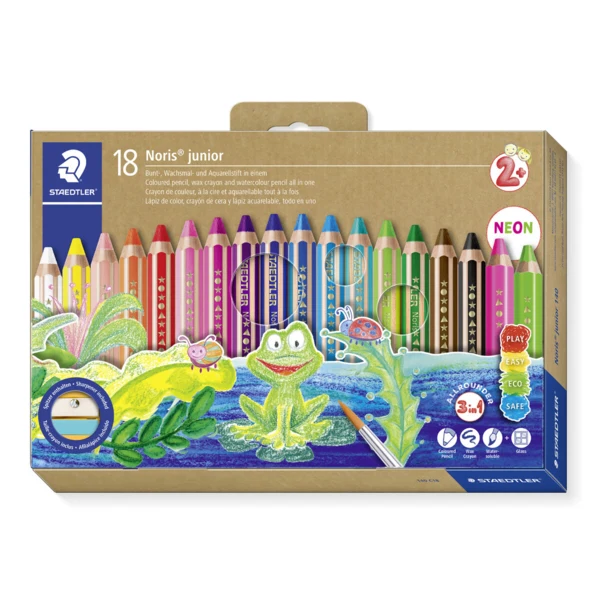 STAEDTLER Buddy 3-i-1 farveblyanter, 18 stk – Hovedbillede