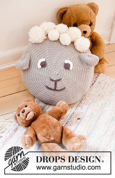35-2 Dolly the Sheep Pillow by DROPS Design