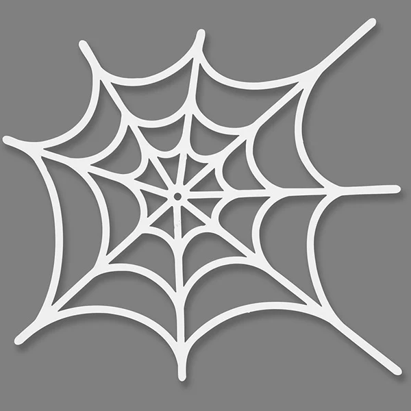 Spindelvæv, 19 x 21 cm, 230 g, hvid, 16 stk