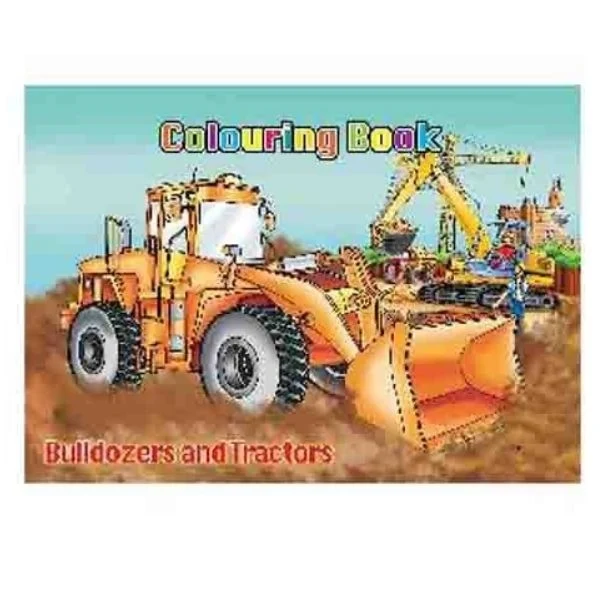 Malebog A4 Bulldozers & Tractors, 16 sider