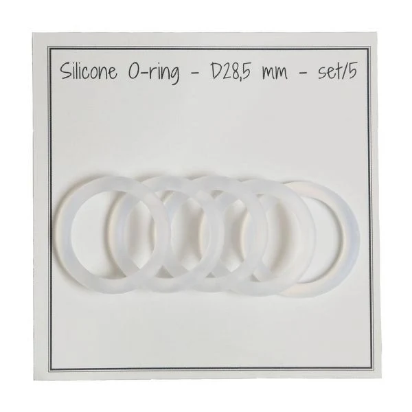 Go Handmade Silicone O-ring (5 stk), Transparent