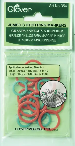 Clover Markeringsringe, Jumbo (rød/grøn)