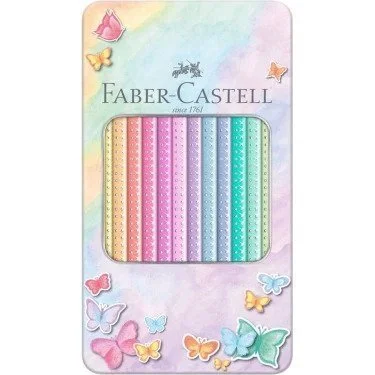 Faber-Castell, Pastel Sparkle Farveblyanter, 12 stk