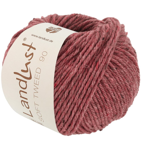 Lana Grossa Landlust Soft Tweed 90 28 Gammelrosa meleret