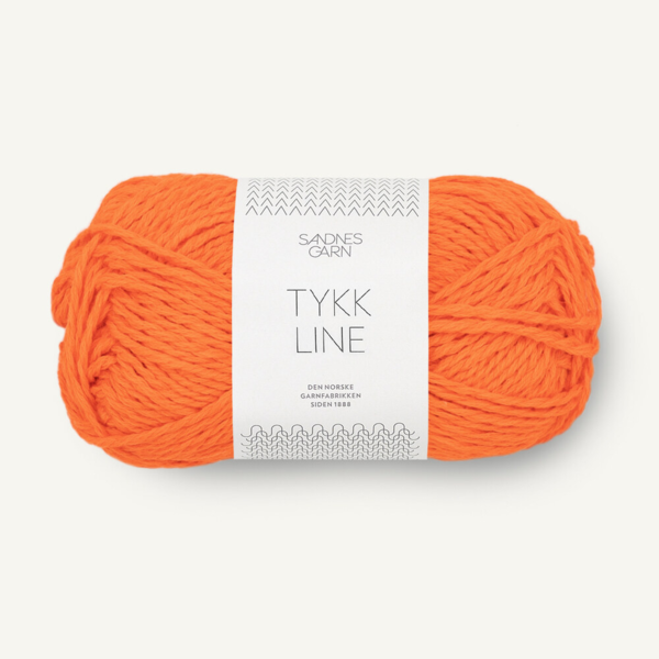 Sandnes Tykk Line 3009 Orange Tiger
