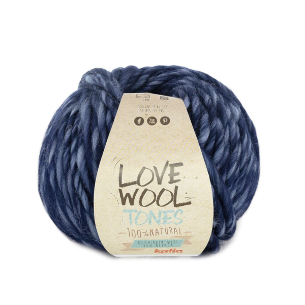 Katia Love Wool Tones 204 Blå