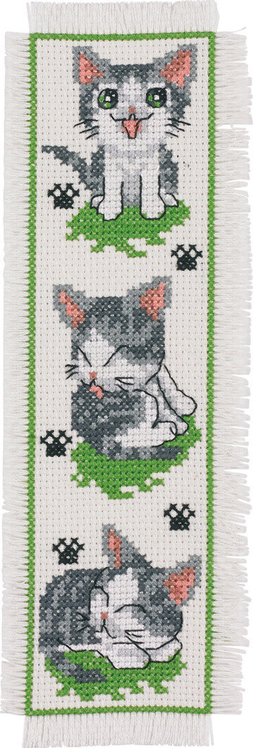 Broderikit Kattekilling 7 x 22 cm