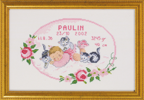 Broderikit Baby Paulin 29 x 19 cm  R5425/82