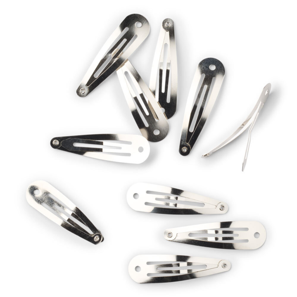 LindeHobby Knækspænder, Sølv, 45x14 mm, 10 stk