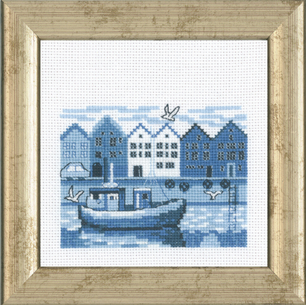 Broderikit Havnen R5995 12 x 12 cm