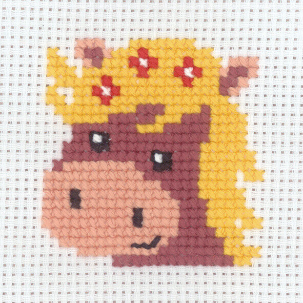 Broderikit Hest 8 x 8 cm