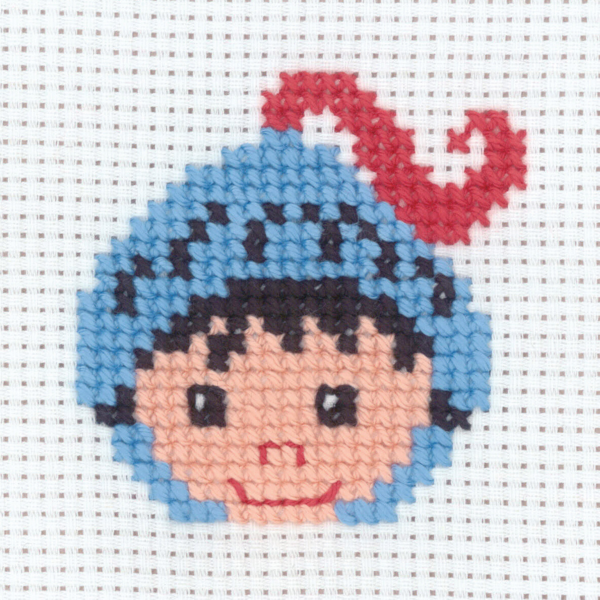 Broderikit Ridder 8 x 8 cm