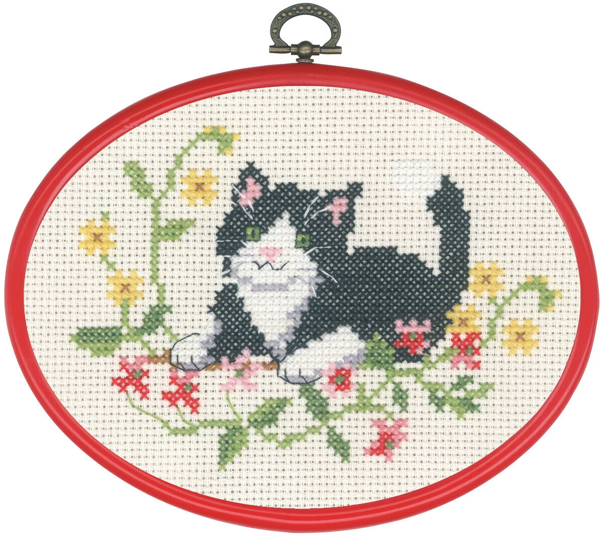 Sort kat broderisæt - Mystisk og elegant - Køb her
