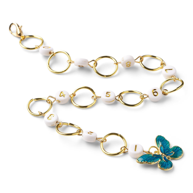 LindeHobby Strikkefisk, Turkis, Tal 0–9