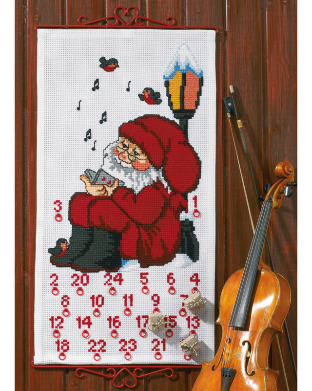 Broderikit Nisse u/lygte 5125/38 38 x 70 cm