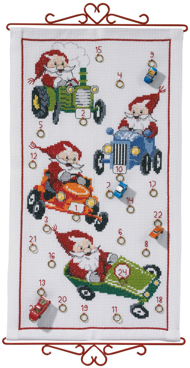 Broderikit Kalender nisse 5125/35 35 x 63 cm