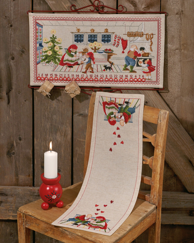 Broderikit Nisse køkkenet B5135/55 55 x 30 cm