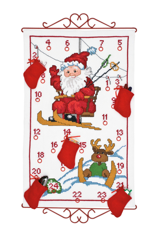 Broderikit Ski-nisse 5125/38 38 x 61 cm