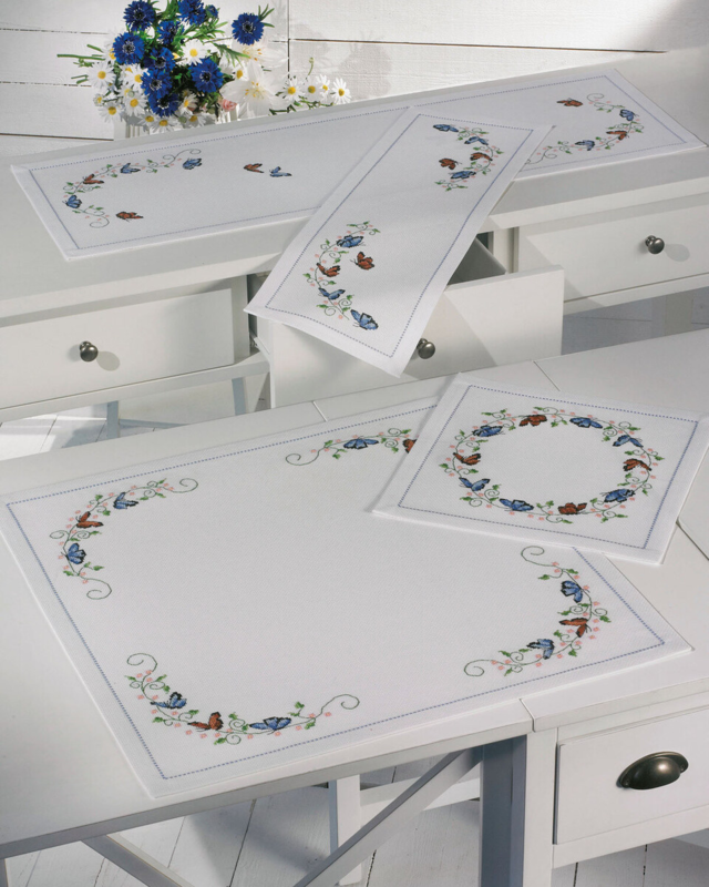 Broderikit Sommerfugle 23 x 67 cm