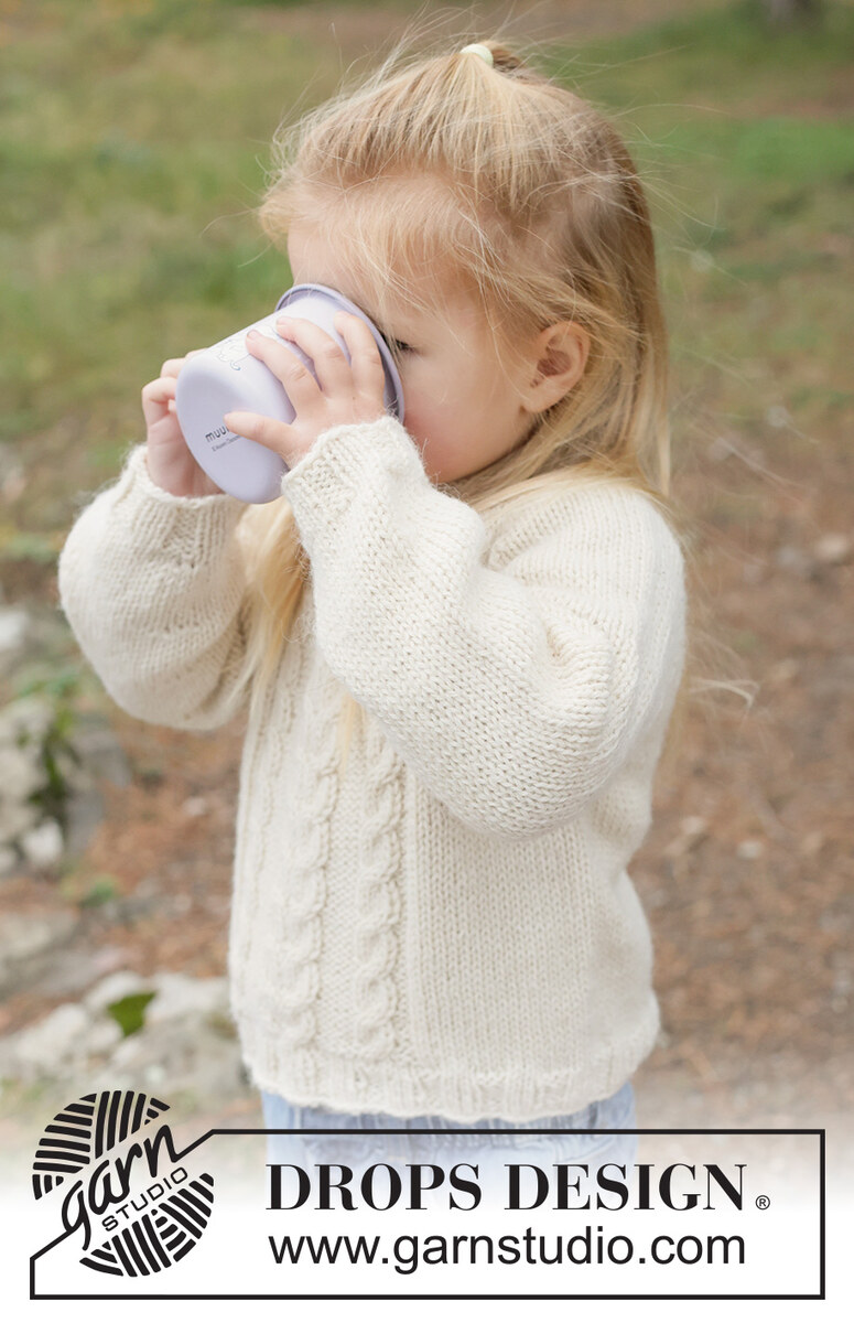 50-8 Creamy Comfort Sweater by DROPS Design