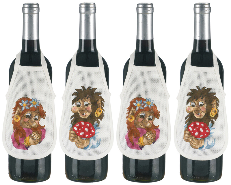 Broderikit Troldehoveder 2 Pk 0330B x 2 stk