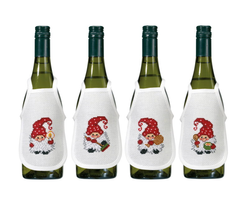 Broderikit Nisse aktivitet 4 pk 10 x 15 cm