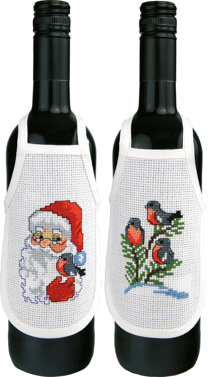 Broderikit Nisse & Dompap 2 pk 10 x 15 cm