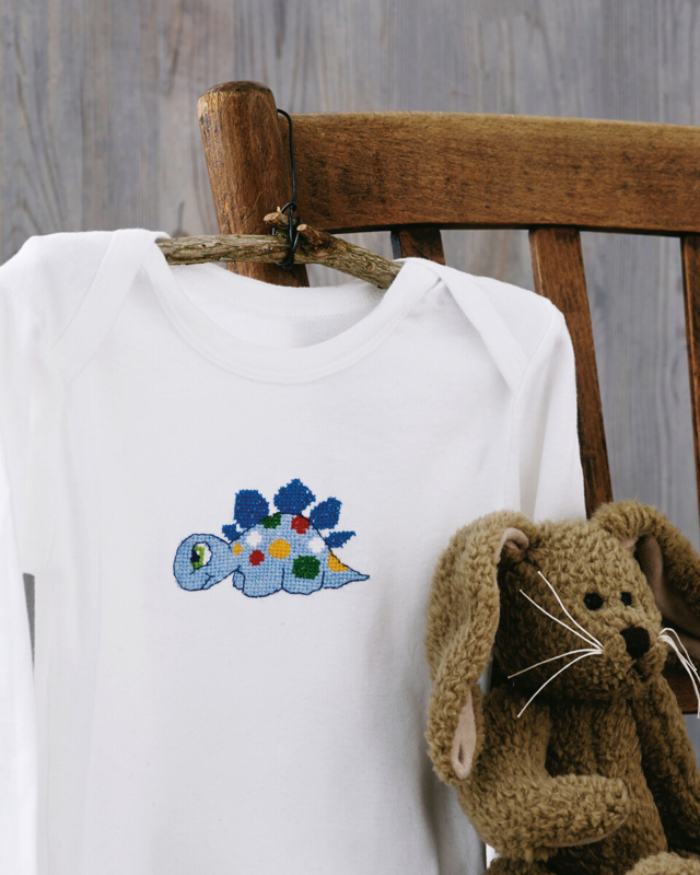 Broderikit Dino 7 x 9 cm