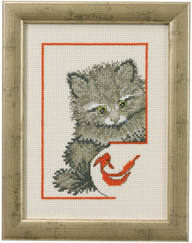 Broderikit Killing m/ slørhale R5359 15 x 20 cm