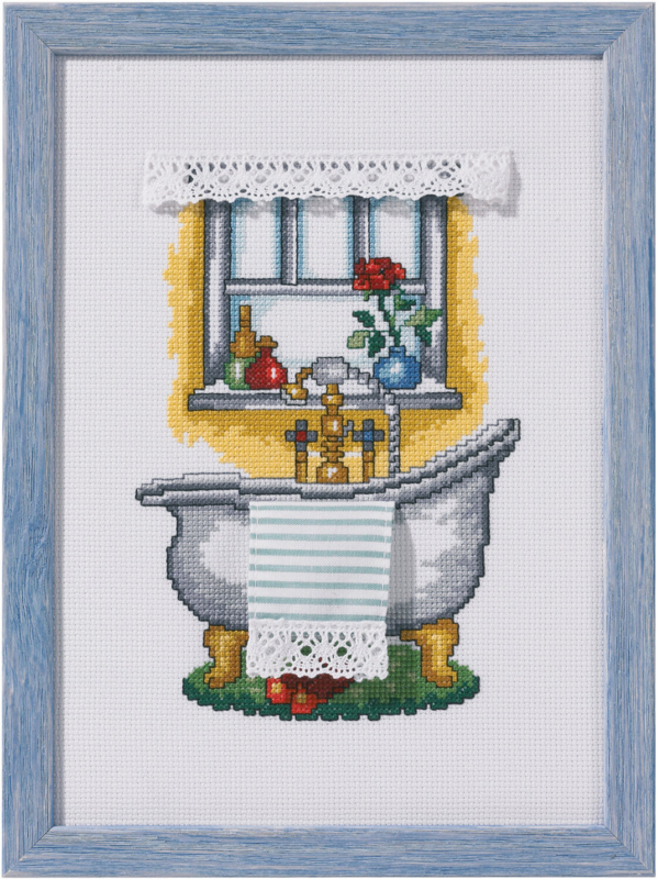 Broderikit Bad 20 x 28 cm R5386