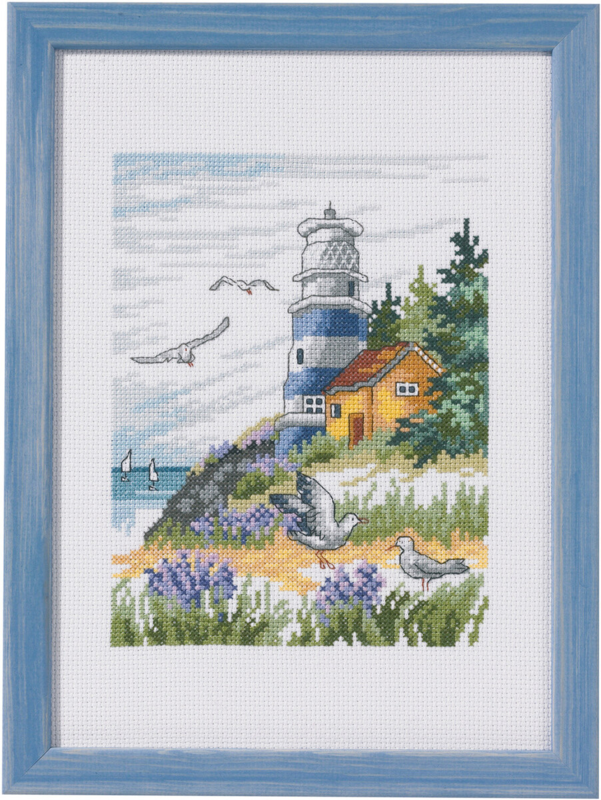 Broderikit Fyrtårnet 20x28 cm R5386