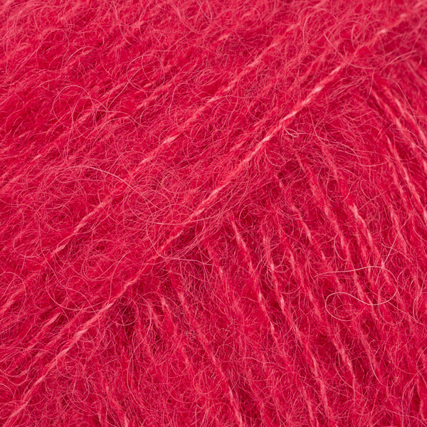 DROPS Brushed Alpaca Silk 07 Rød (Uni Colour)
