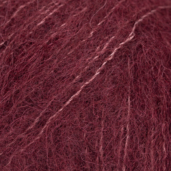 DROPS Brushed Alpaca Silk 44 Plommonvin (Uni Colour)